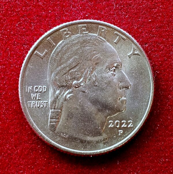 United States (USA) 1/4 Dollar "Washington Quarter" Anna May Wong 2022 Commemorative Coin  - Image 2