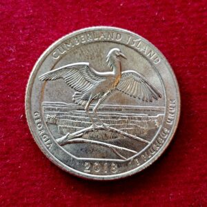 United States (USA) 1/4 Dollar "Washington Quarter" Cumberland Island 2018 Coin