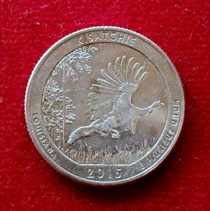  United States (USA) 1/4 Dollar "Washington Quarter" Kisatchie National Forest 2015 Commemorative Coin