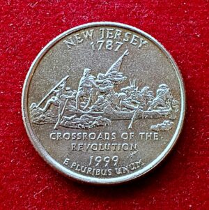 United States (USA) 1/4  Dollar Washington Quarter New Jersey 1999 Coin (D - Denver Mint)