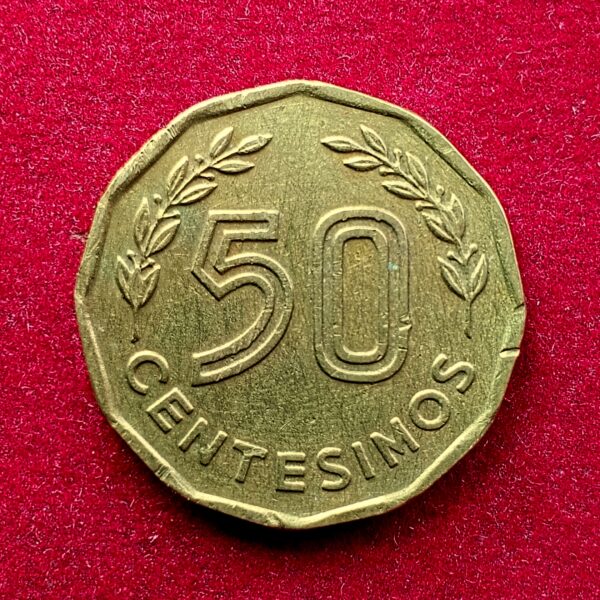 Uruguay 50 Centesimos Scale (ancient roman type) 1981 Coin