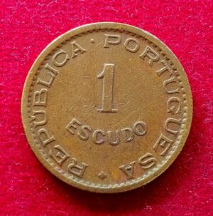 Angola 1 Escudo 1965 Coin 