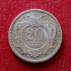 Austrian Empire 20 Heller 1893 Coin