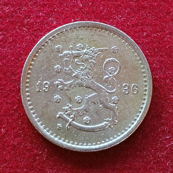 Finland 50 Pennia 1936 Coin - Image 2