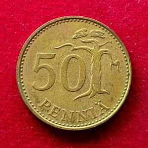 Finland 50 Pennia 1987 Coin