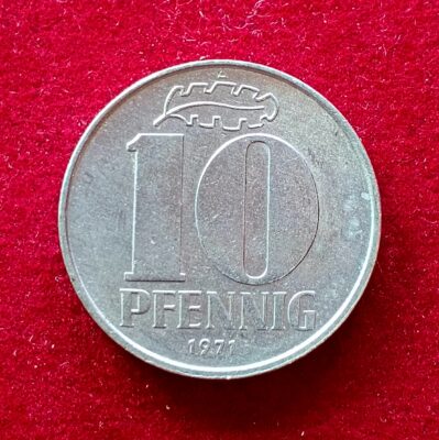 German Democratic Republic (Germany) 10 Pfennig 1971 Coin