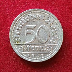 Germany 50 Pfennigs 1921 Coin