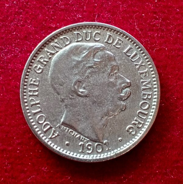 Luxembourg 10 Centimes - Adolphe 1901 Coin - Image 2