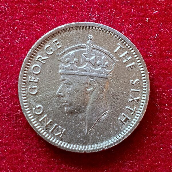 Malaya (Malaysia) 10 Cents George VI 1949 Coin - Image 2