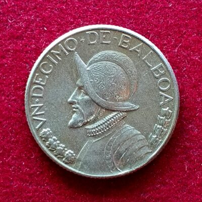 Panama 1/10 Balboa 1966 Coin 