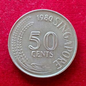 Singapore 50 Cents 1980 Coin 