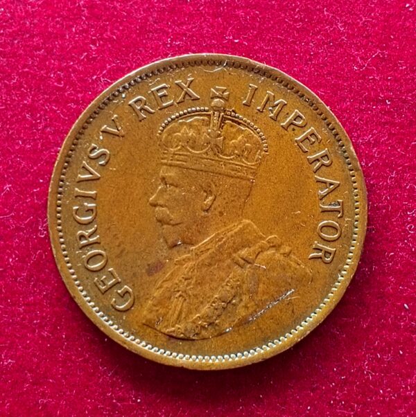 South Africa 1/2 Penny George VI 1936 Coin  - Image 2
