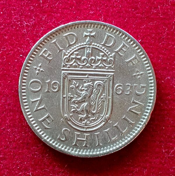 United Kingdom (UK) 1 Shilling Elizabeth II 1963 Coin
