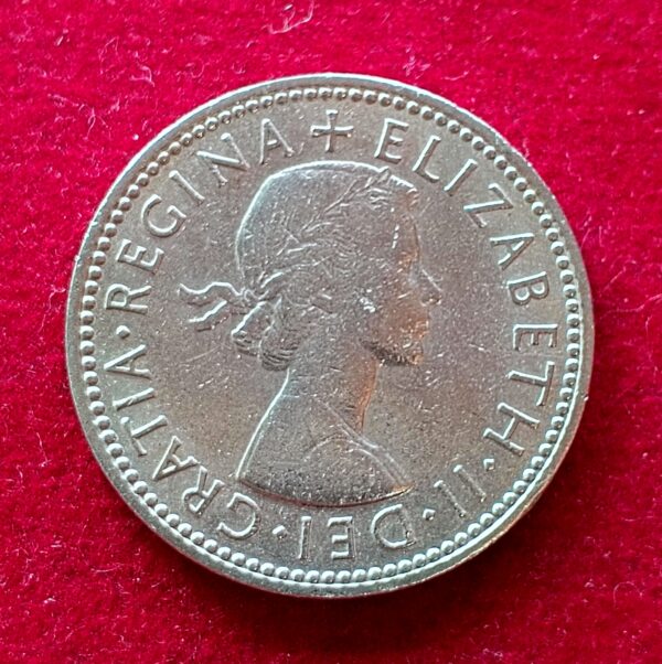 United Kingdom (UK) 1 Shilling Elizabeth II 1963 Coin - Image 2