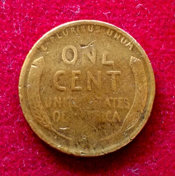 United States (USA) 1 Cent Lincoln Wheat Ears Reverse 1920 Coin - Image 2