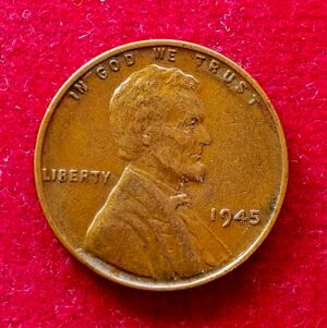 United States (USA) 1 Cent Lincoln Wheat Ears Reverse 1945 Coin
