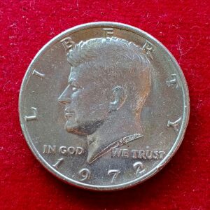 United States (USA) 1/2 Dollar "Kennedy Half Dollar" 1972 Coin