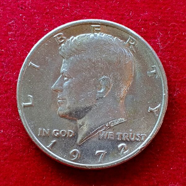 United States (USA) 1/2 Dollar "Kennedy Half Dollar" 1972 Coin
