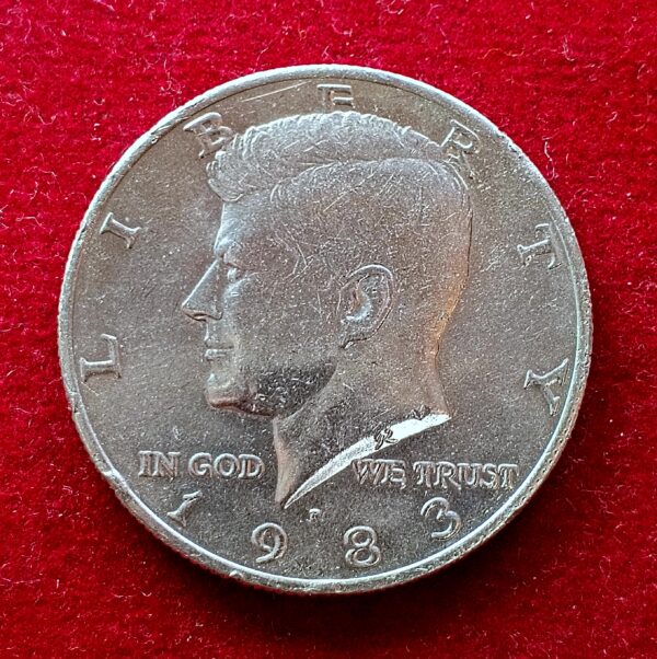 United States (USA) 1/2 Dollar Kennedy Half Dollar 1983 Coin (P Mint  – Philadelphia)