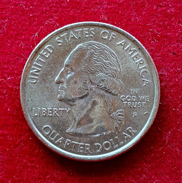 United States (USA) 1/4 Dollar “Washington Quarter” Massachusetts 2000 Commemorative Coin  - Image 2