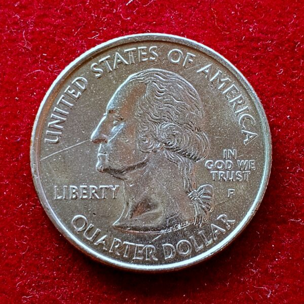 United States (USA) 1/4 Dollar Washington Quarter New Hampshire 2000 Coin  - Image 2