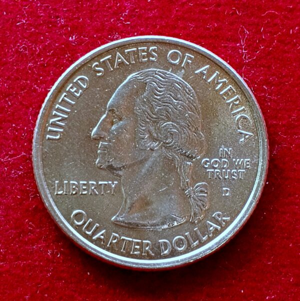 United States (USA) 1/4 Dollar Washington Quarter New York 2001 Coin  - Image 2