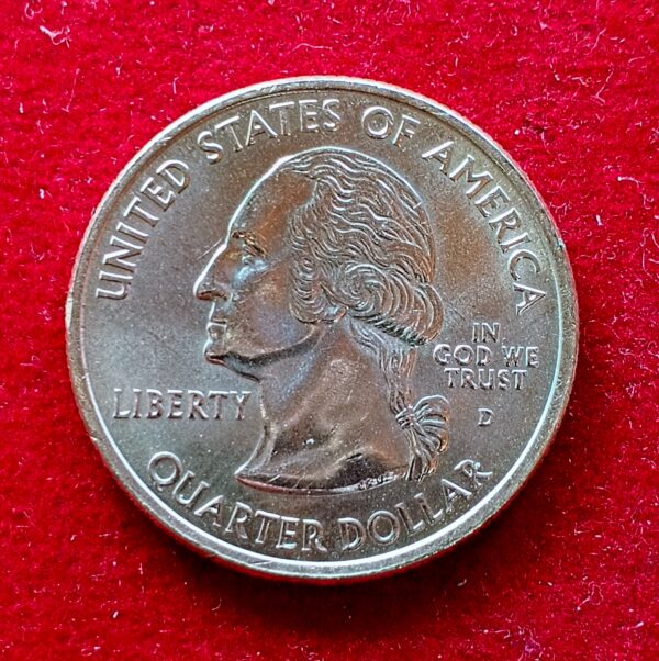 United States (USA) 1/4 Dollar “Washington Quarter” Ohio 2002 Coin (D – Denver Mint) - Image 2