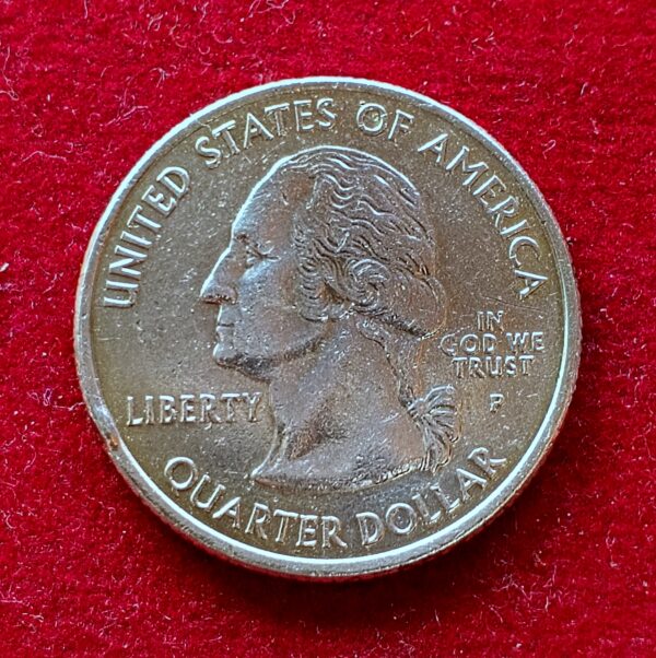United States (USA) 1/4 Dollar Washington Quarter  West Virginia 2005 Coin P (Mint of Philadelphia) - Image 2